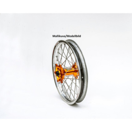  Haan wheel SX&SXF&EXC MODELS 17-3,50 SILVER RIM/ORANGE HUB