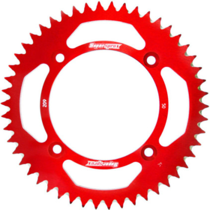 Supersprox Alu Rear sprocket HO CR80/85/150 Red 50