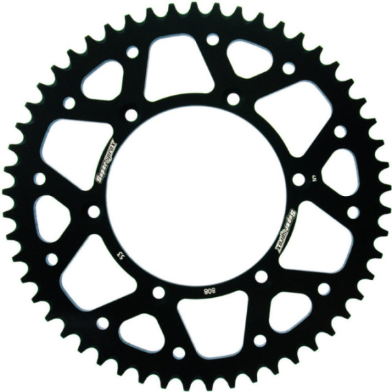 Supersprox Alu Rear sprocket SU RM125/250/450 Black 47