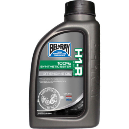 Bel-Ray H1-R Racing 100% Synthetic Ester 2T Engine Oil 1L