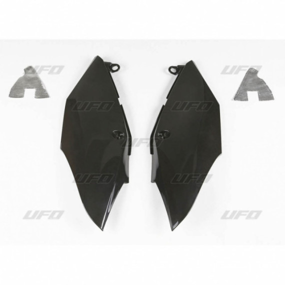 UFO Side covers CRF250R/RX 18- / CRF450R/RX 2017-20 Black 001