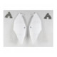 UFO Side covers CRF250R/RX 18- / CRF450R/RX 2017-20 White 041