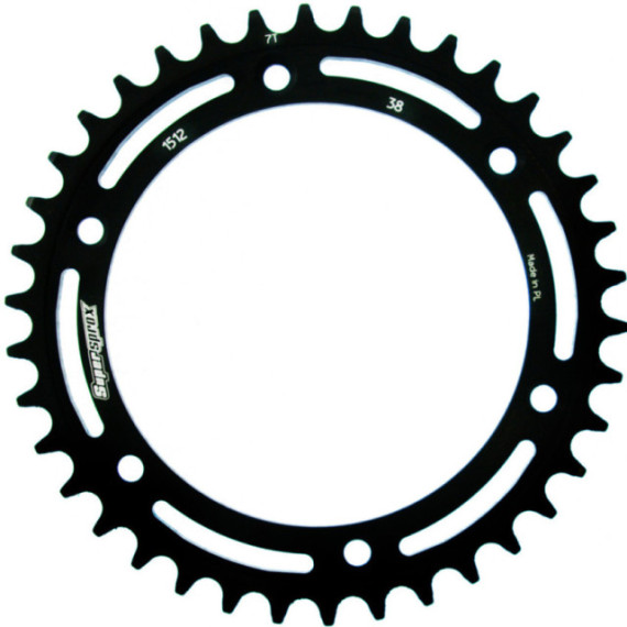 Supersprox Steel Rear sprocket Beta/GasGas/Husqv. Black 38