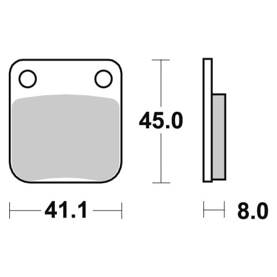 Sbs Brakepads Ceramic (536HF)