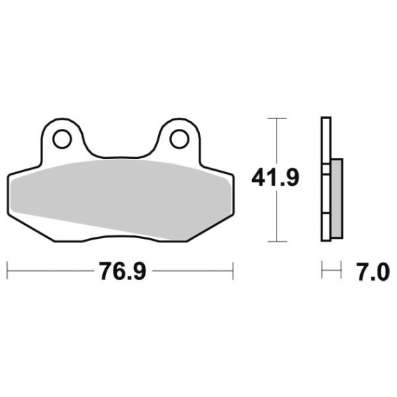 Sbs Brakepads Ceramic (551HF)