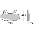 Sbs Brakepads Ceramic (551HF)