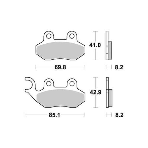 Sbs Brakepads Carbon Tech