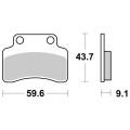 Sbs Brakepads Ceramic (723HF)