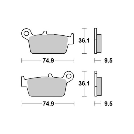 Sbs Brakepads Ceramic (604HF)