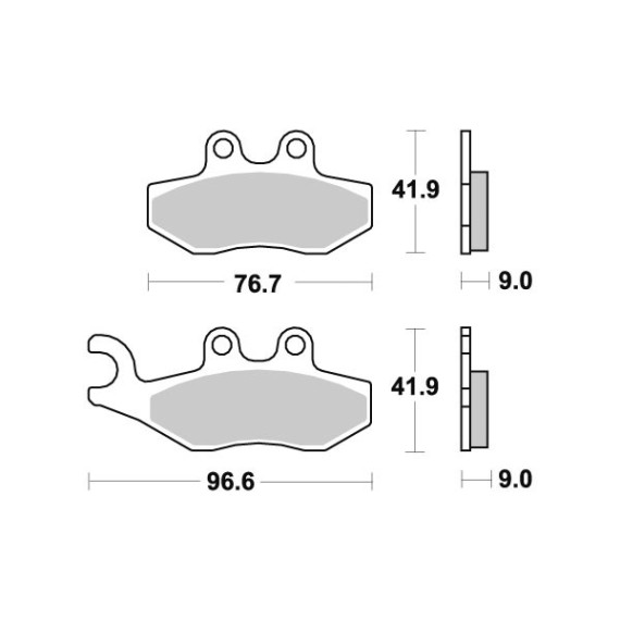 Sbs Brakepads Ceramic (786HF)