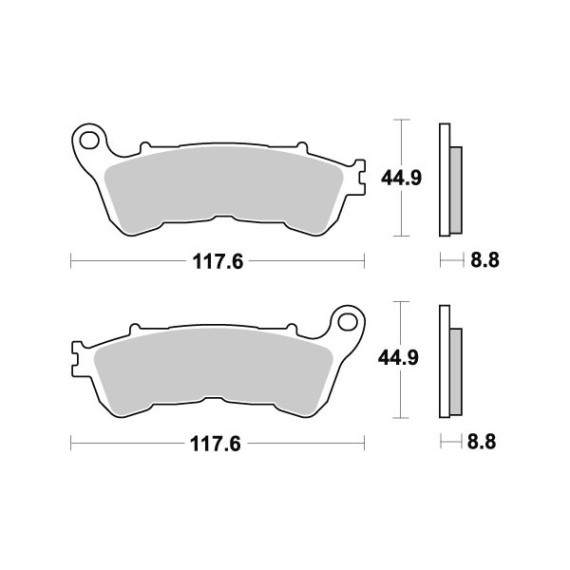 Sbs Brakepads Maxi Sinter