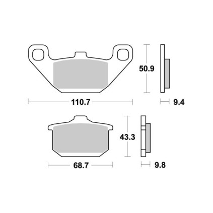 Sbs Brakepads Ceramic