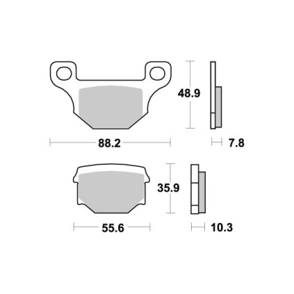 Sbs Brakepads Ceramic