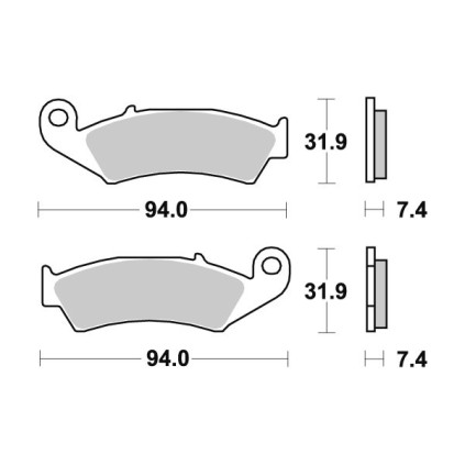 Sbs Brakepads Sintered Offroad