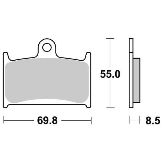 Sbs Brakepads Sintered