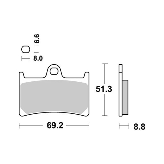 Sbs Brakepads Sintered