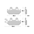 Sbs Brakepads Sintered