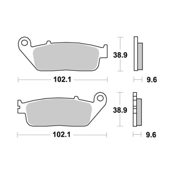 Sbs Brakepads Sintered