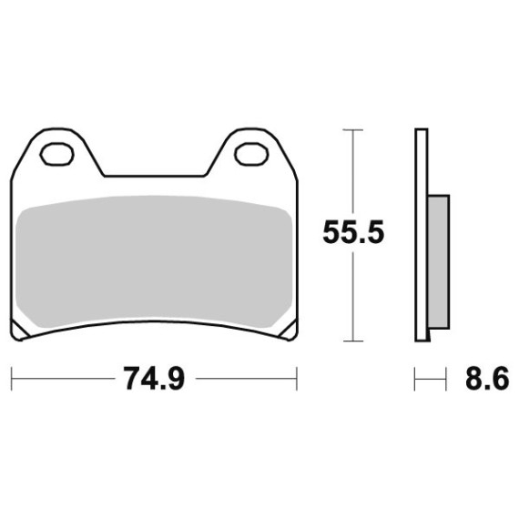 Sbs Brakepads Dual Carbon