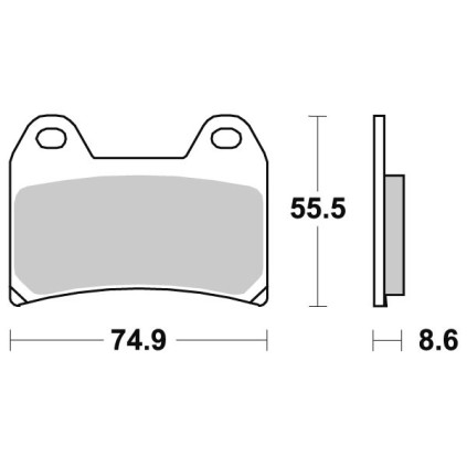 Sbs Brakepads Dual Carbon