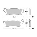 Sbs Brakepads Sintered rear