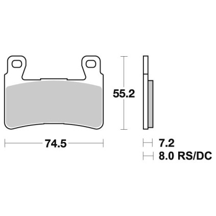 Sbs Brakepads Dual Carbon