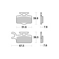 Sbs Brakepads Sintered Offroad