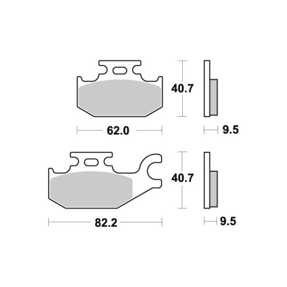 Sbs Brakepads Sintered Offroad