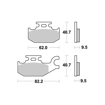 Sbs Brakepads Sintered Offroad