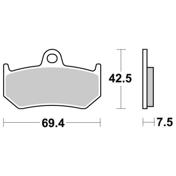 Sbs Brakepads Sintered REAR