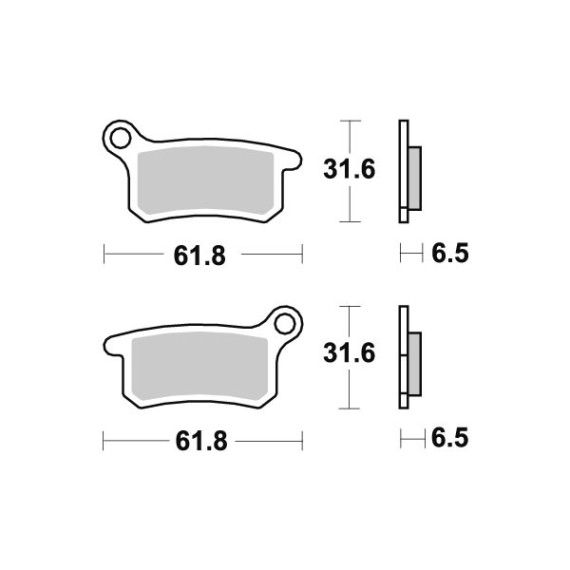 Sbs Brakepads Sintered Offroad