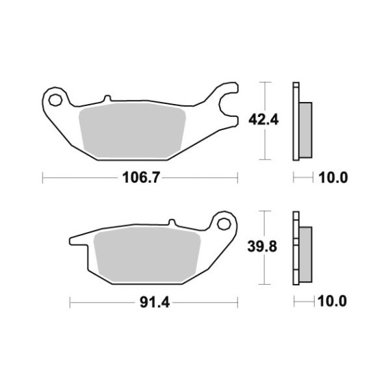 Sbs Brakepads Ceramic