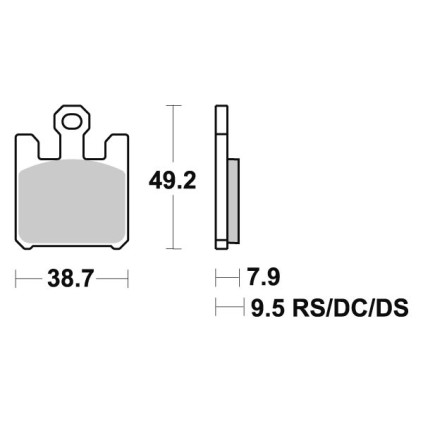 Sbs Brakepads Dual Carbon