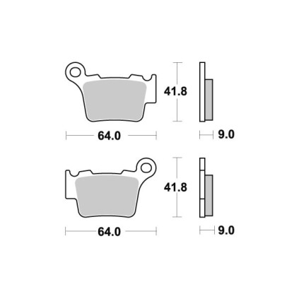 Sbs Brakepads Racing Sintered