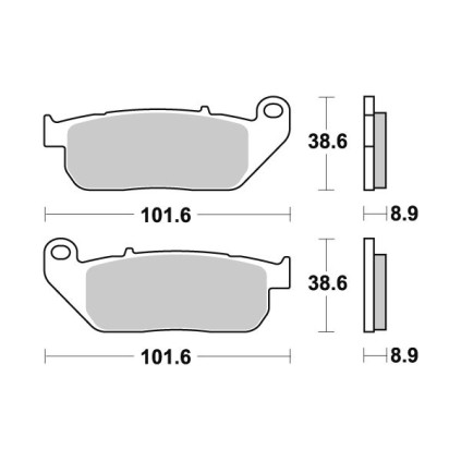 Sbs Brakepads Sintered