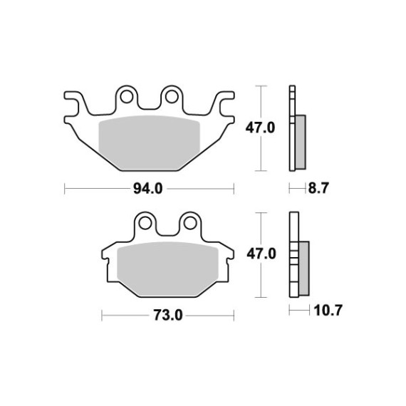 Sbs Brakepads Ceramic