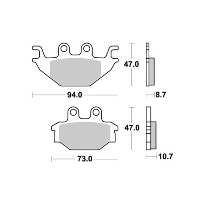 Sbs Brakepads Ceramic