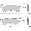 Sbs Brakepads Sintered rear