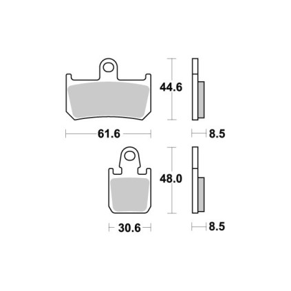 Sbs Brakepads Sintered