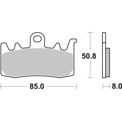 Sbs Brakepads Dual Sinter