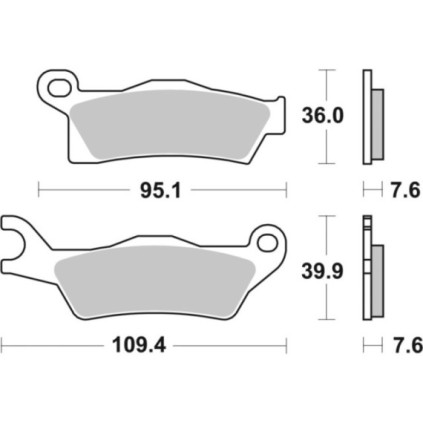 Sbs Brakepads Sintered Offroad