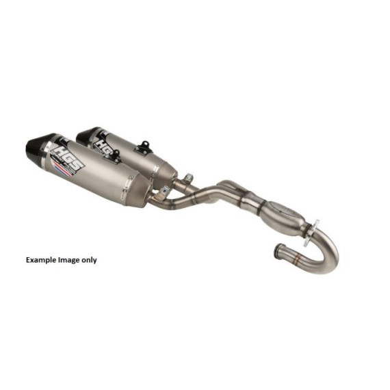 HGS Exhaust system 4T Complete set CRF450 17-20, twin Silencer