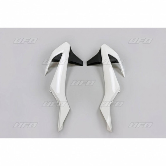 UFO Radiator covers KTM125-525 SX/SXF 16- EXC/EXC-F 17-  White/Black 999K 2017