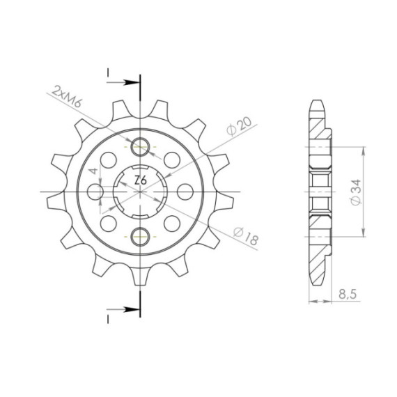 Supersprox Front sprocket 270.12