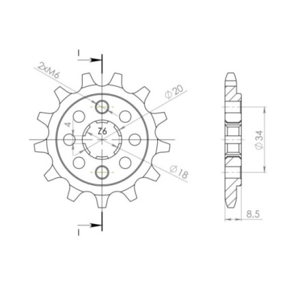 Supersprox Front sprocket 270.12