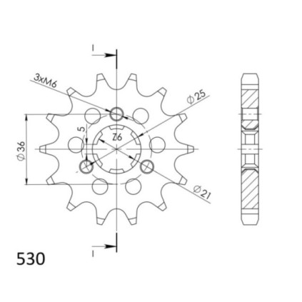 Supersprox Front sprocket 424.14