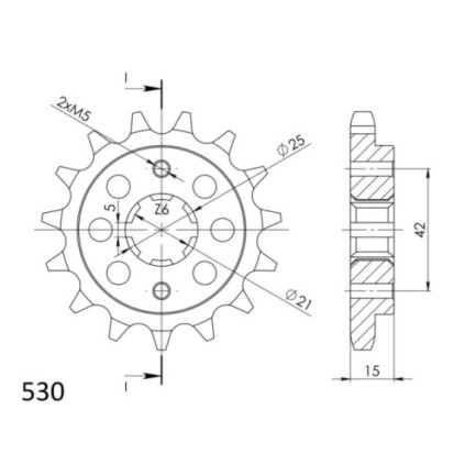 Supersprox Front sprocket 492.15