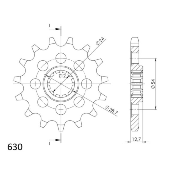 Supersprox / JT Front sprocket 522.15