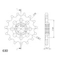 Supersprox / JT Front sprocket 522.15