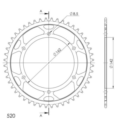 Supersprox Rear sprocket 1785.48